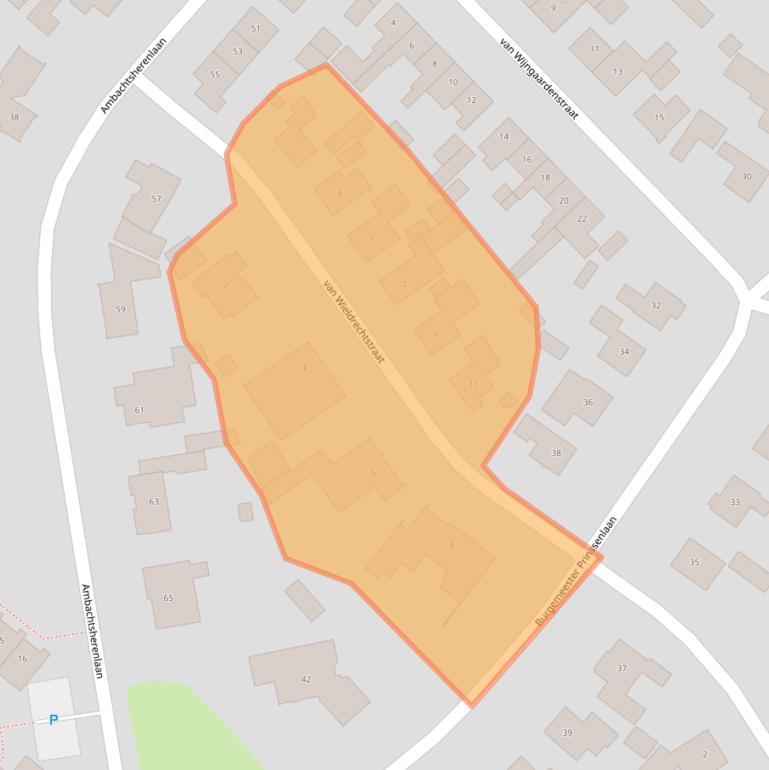 Kaart van postcodegebied 4941AN.