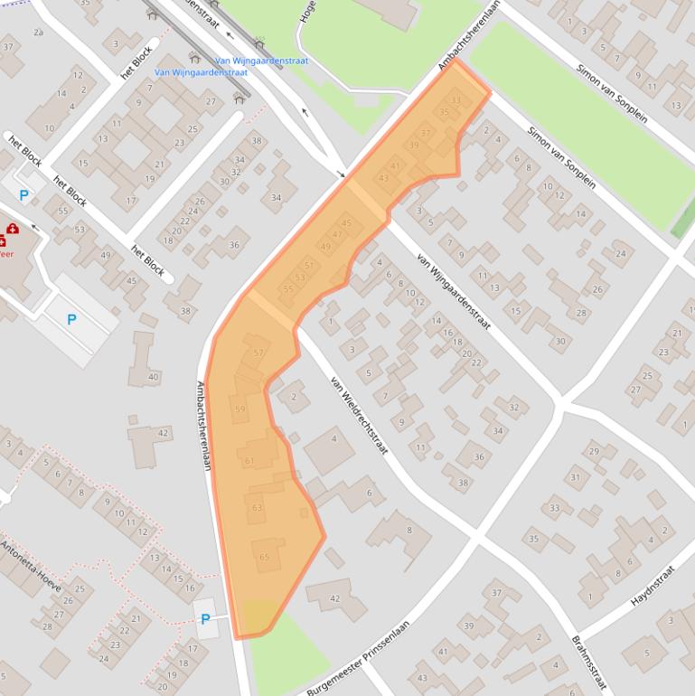 Kaart van postcodegebied 4941AR.