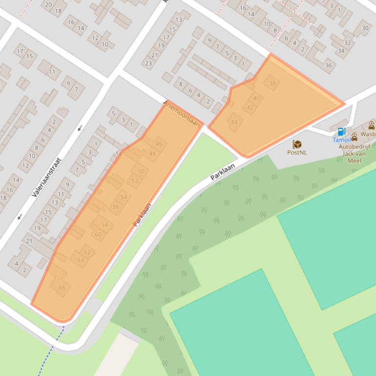 Kaart van postcodegebied 4941BC.