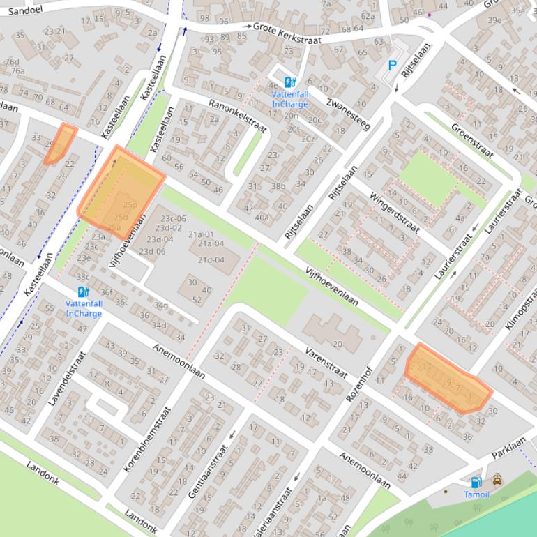 Kaart van postcodegebied 4941BD.