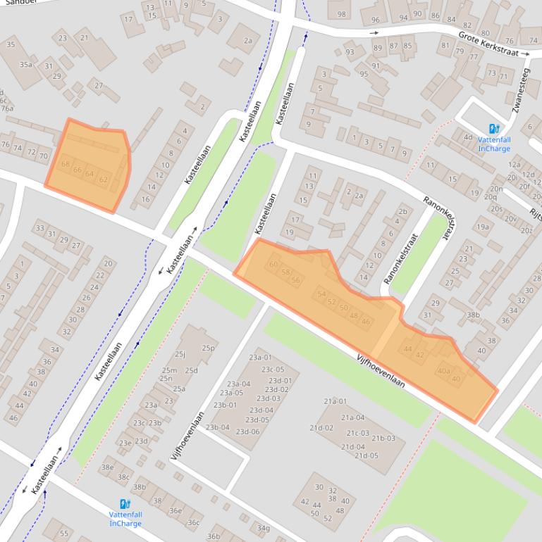 Kaart van postcodegebied 4941BH.