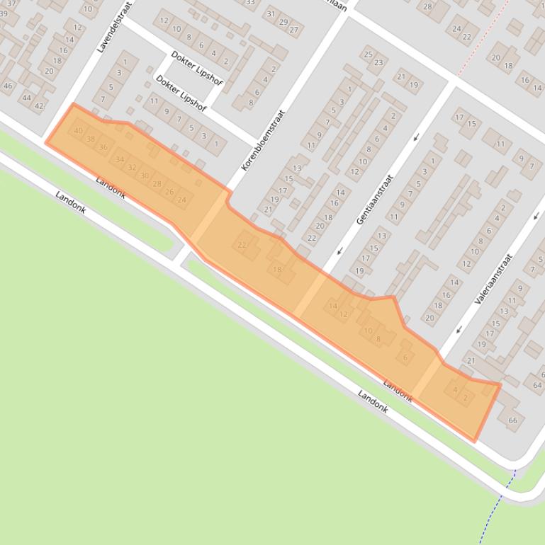 Kaart van postcodegebied 4941BM.