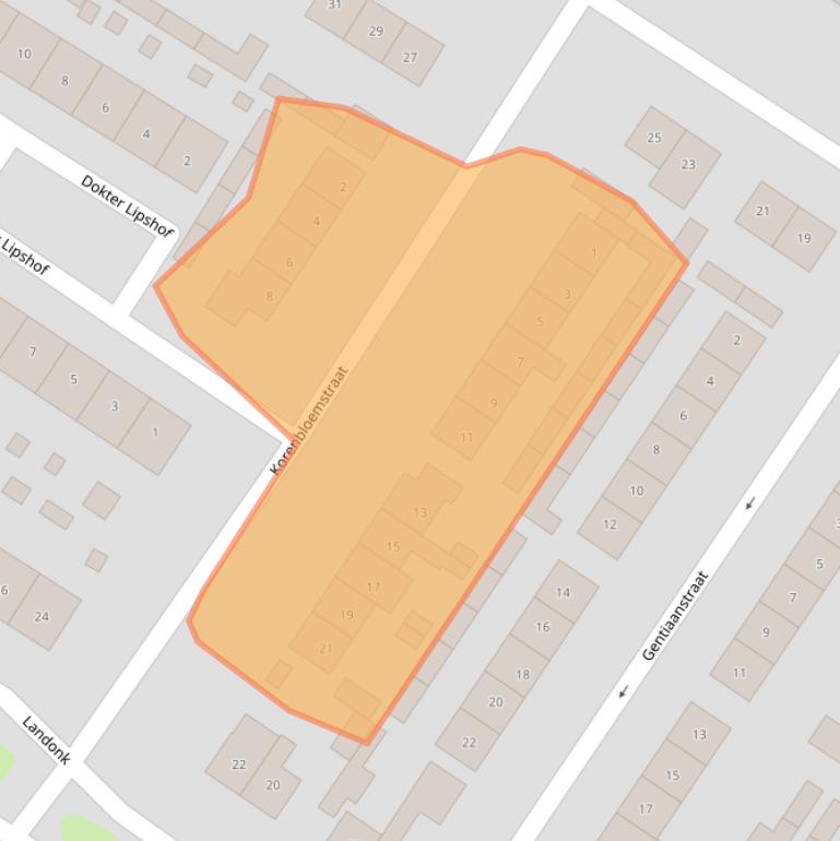 Kaart van postcodegebied 4941BS.