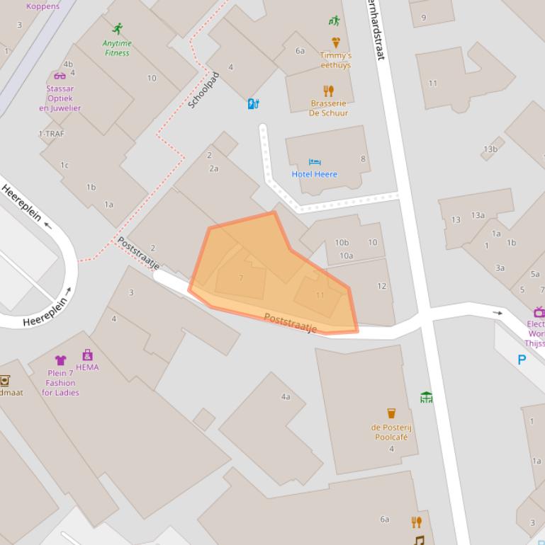 Kaart van postcodegebied 4941DA.