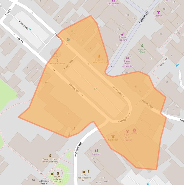 Kaart van postcodegebied 4941DD.