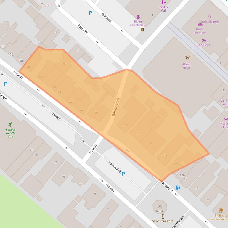 Kaart van postcodegebied 4941DG.