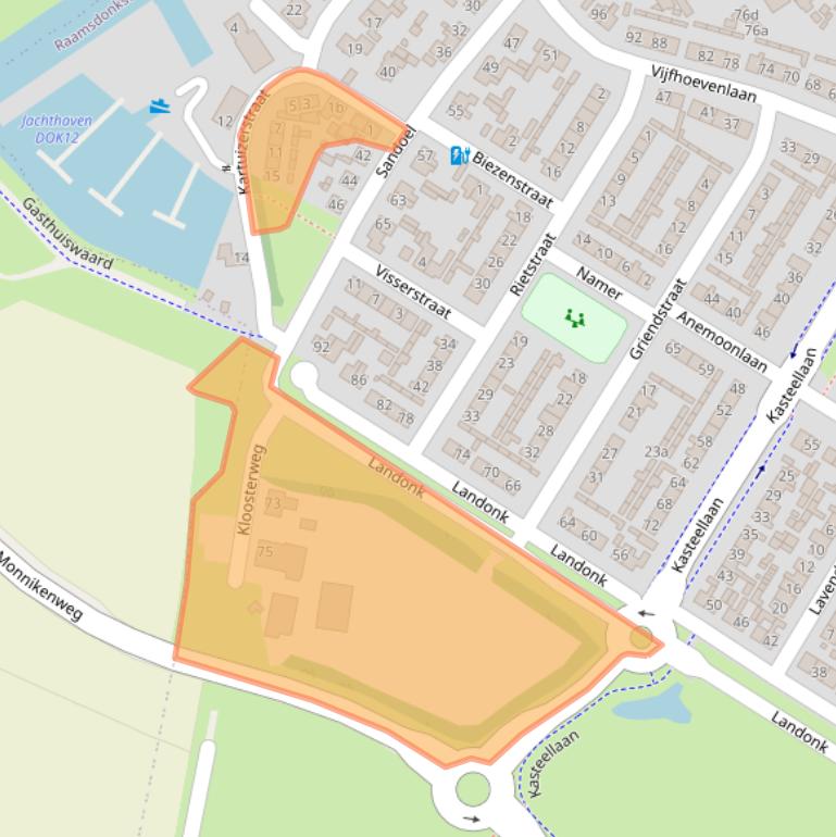 Kaart van postcodegebied 4941ED.