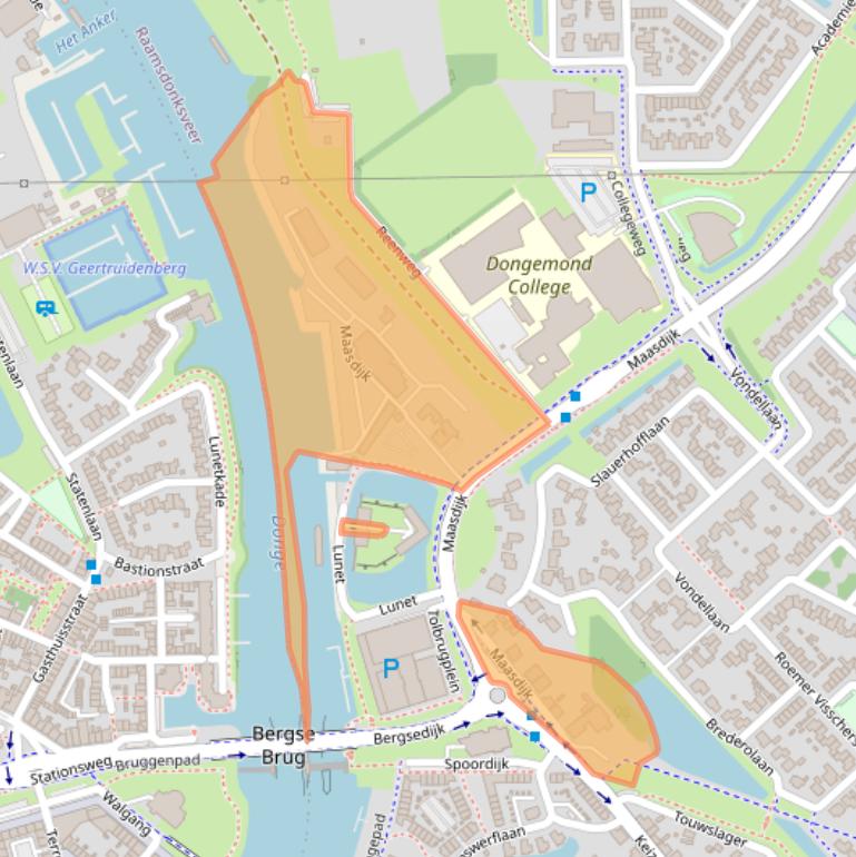 Kaart van postcodegebied 4941GB.