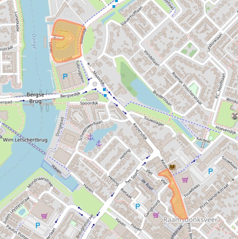 Kaart van postcodegebied 4941GC.