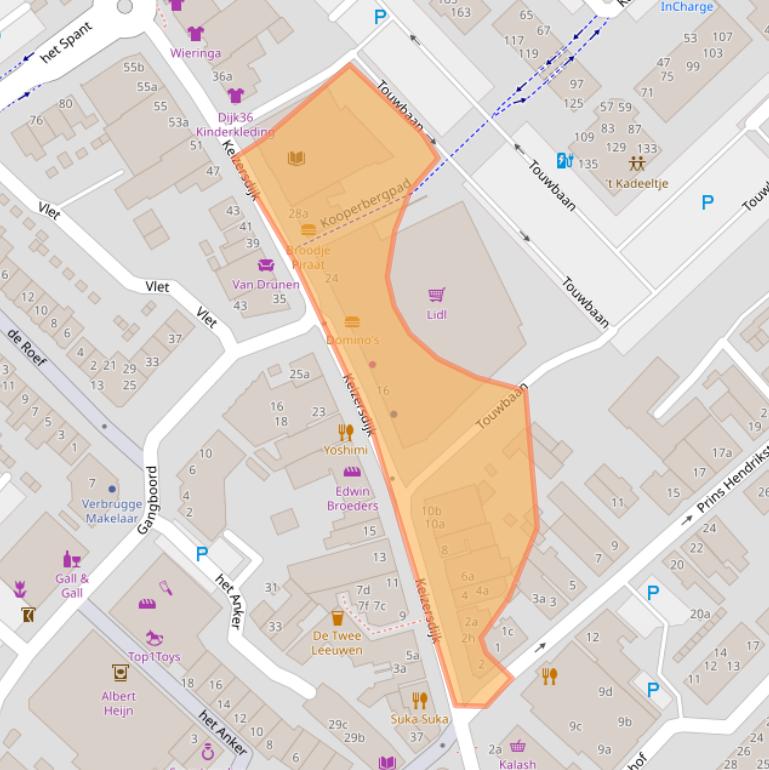 Kaart van postcodegebied 4941GE.
