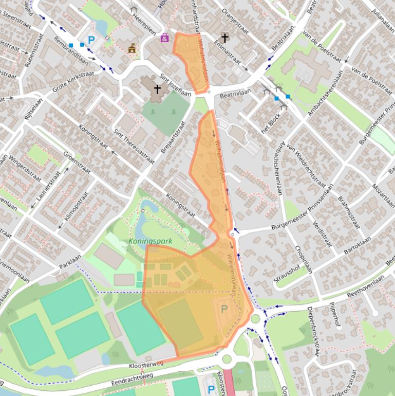 Kaart van postcodegebied 4941GK.