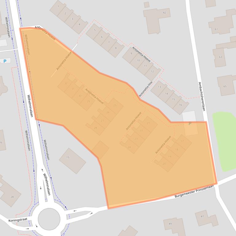 Kaart van postcodegebied 4941GM.