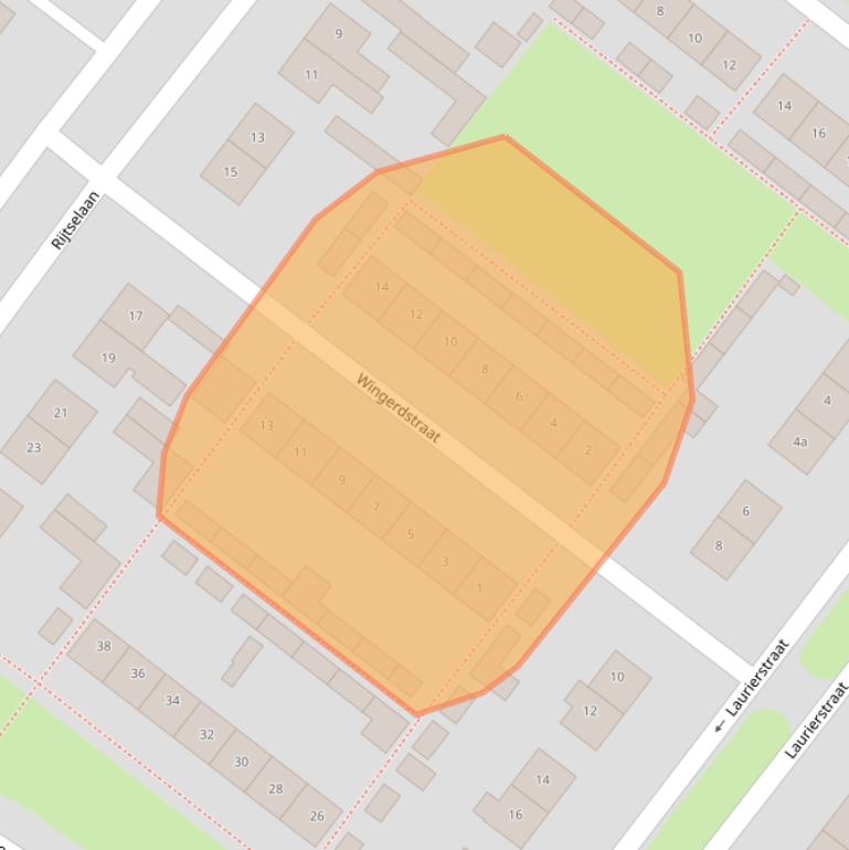 Kaart van postcodegebied 4941GN.