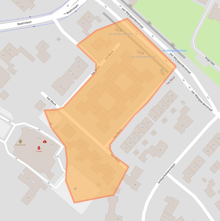 Kaart van postcodegebied 4941HZ.