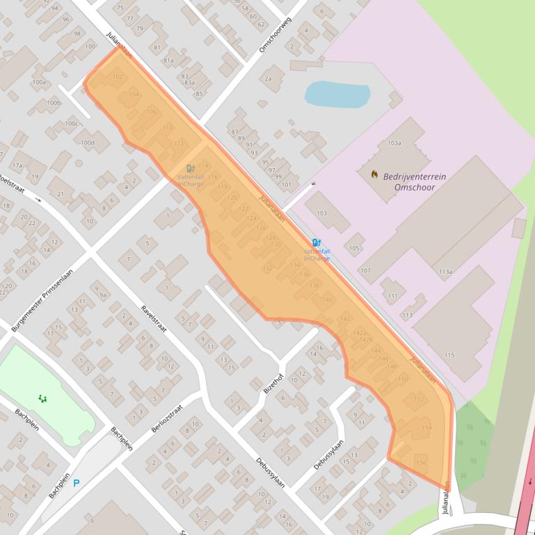 Kaart van postcodegebied 4941JG.