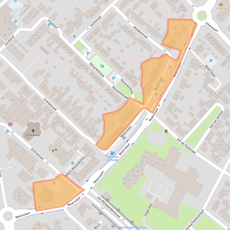 Kaart van postcodegebied 4941JJ.