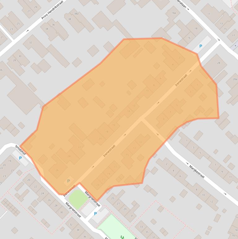 Kaart van postcodegebied 4941JN.