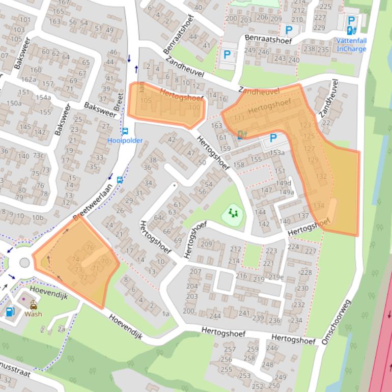 Kaart van postcodegebied 4941KE.