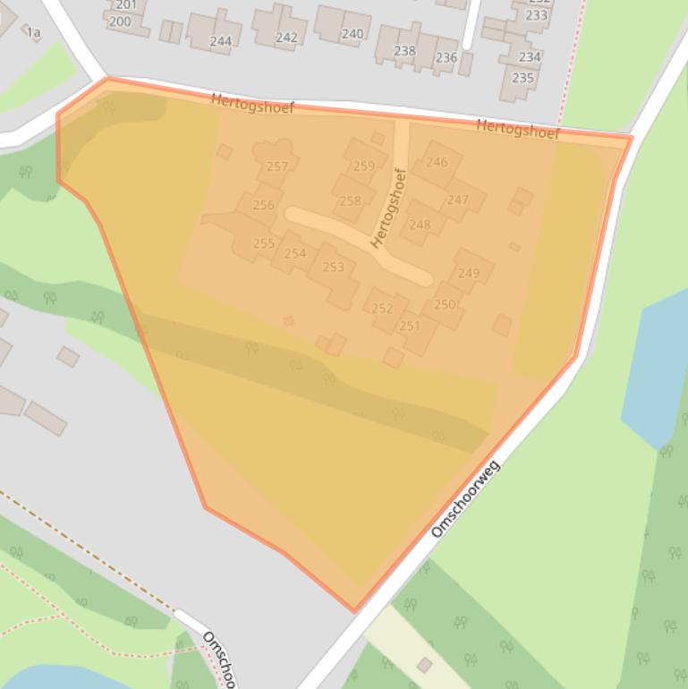 Kaart van postcodegebied 4941KL.