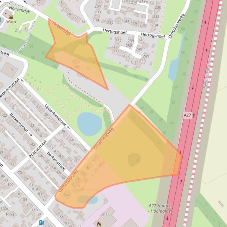 Kaart van postcodegebied 4941KP.