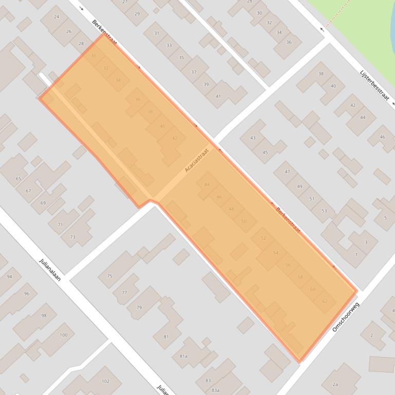 Kaart van postcodegebied 4941KW.