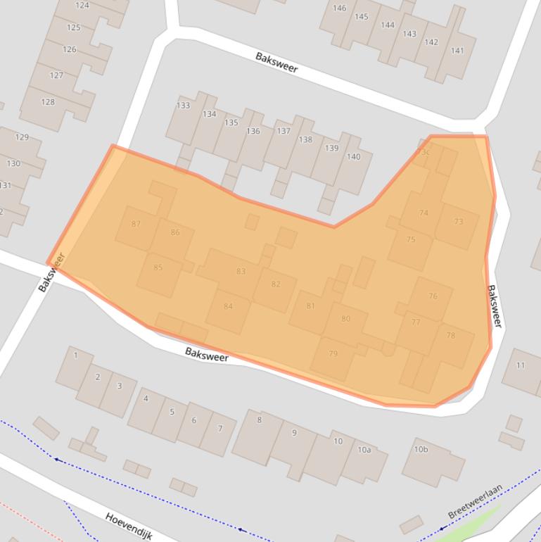 Kaart van postcodegebied 4941LD.