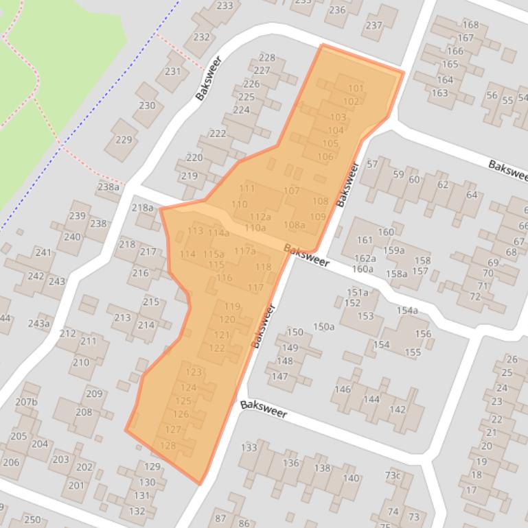 Kaart van postcodegebied 4941LE.