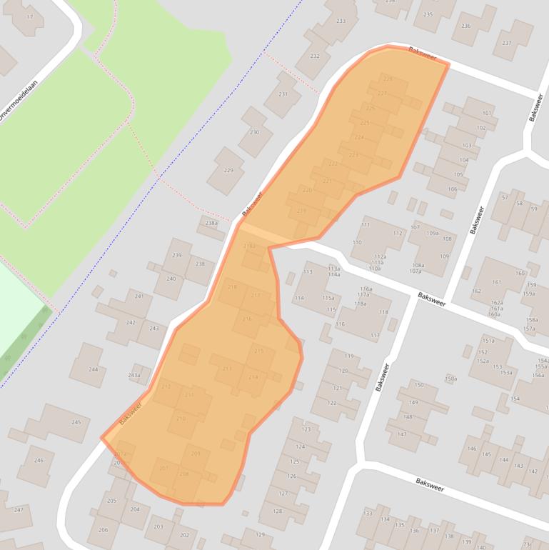 Kaart van postcodegebied 4941LK.