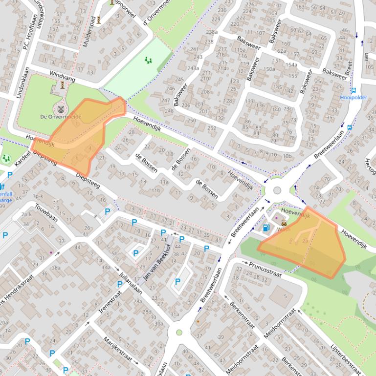 Kaart van postcodegebied 4941LP.