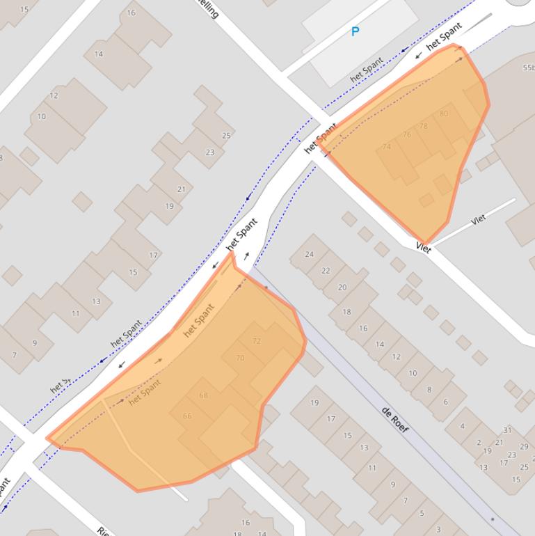 Kaart van postcodegebied 4941RB.