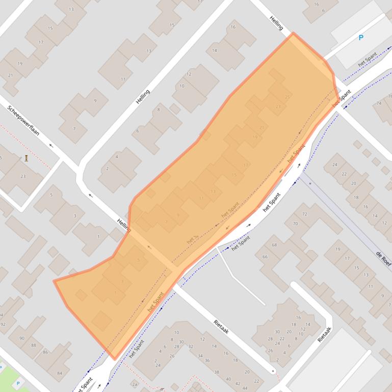 Kaart van postcodegebied 4941RC.