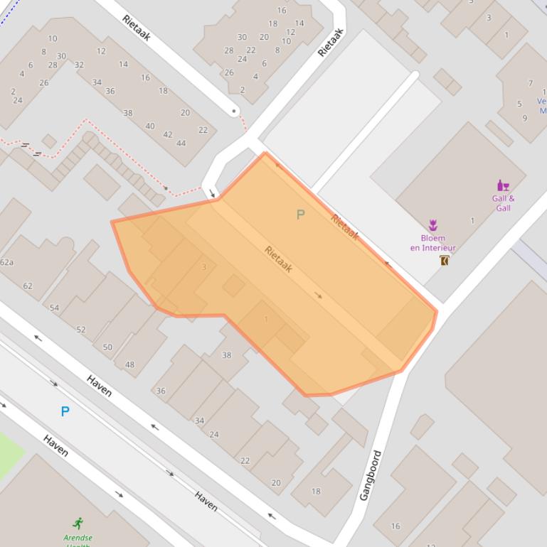 Kaart van postcodegebied 4941RH.