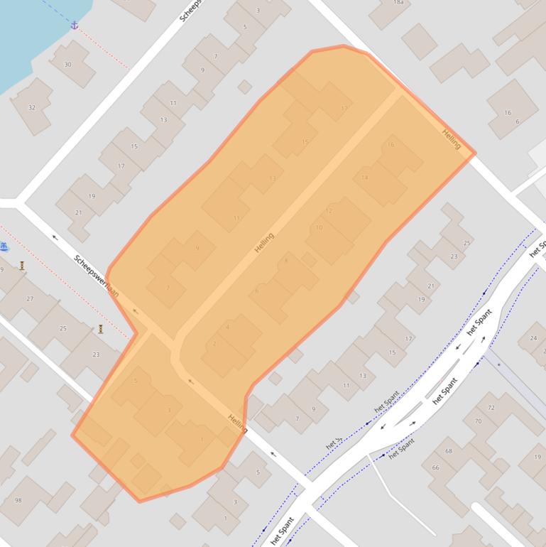 Kaart van postcodegebied 4941RK.