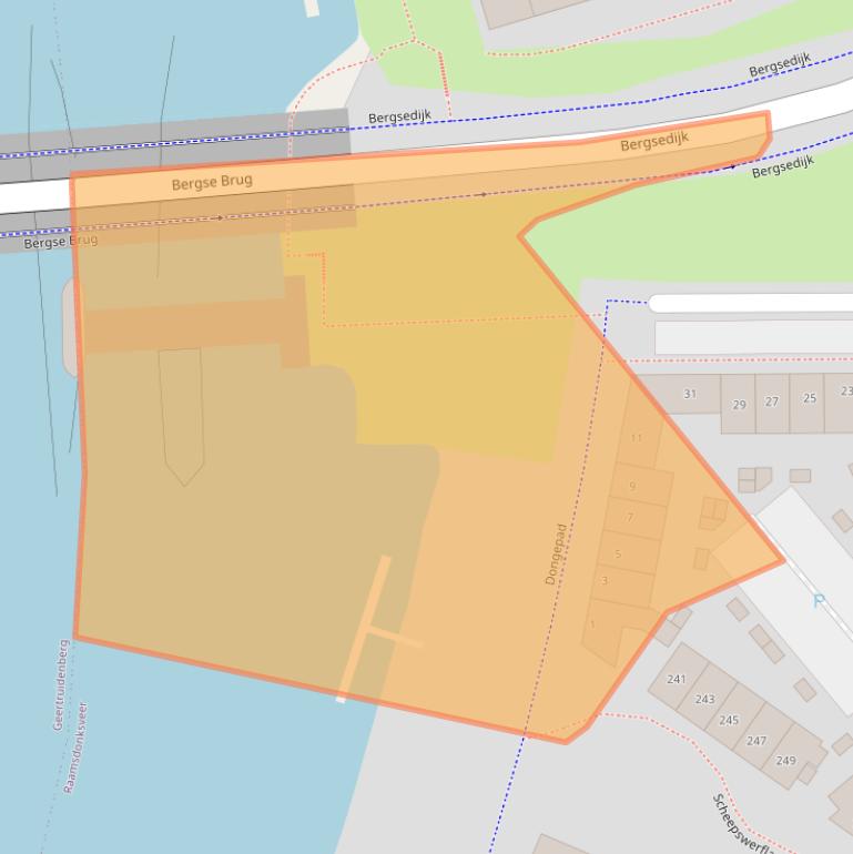 Kaart van postcodegebied 4941RX.