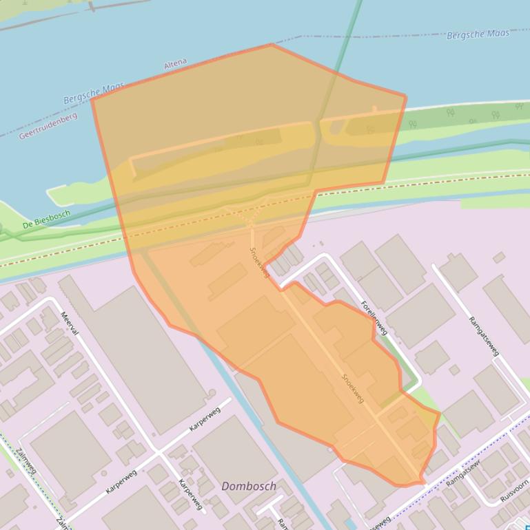 Kaart van postcodegebied 4941SC.