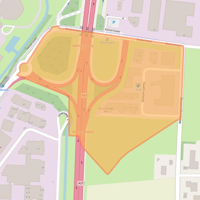 Kaart van postcodegebied 4941TB.