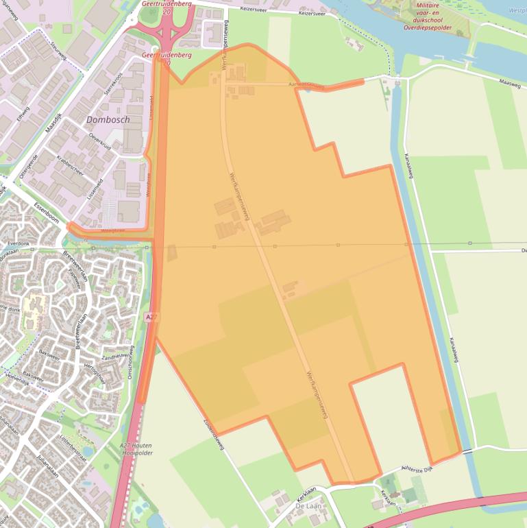 Kaart van postcodegebied 4941TC.