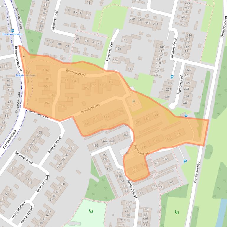 Kaart van postcodegebied 4941TE.