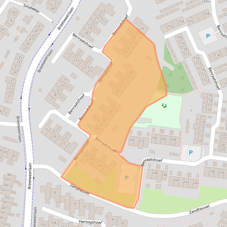Kaart van postcodegebied 4941TM.