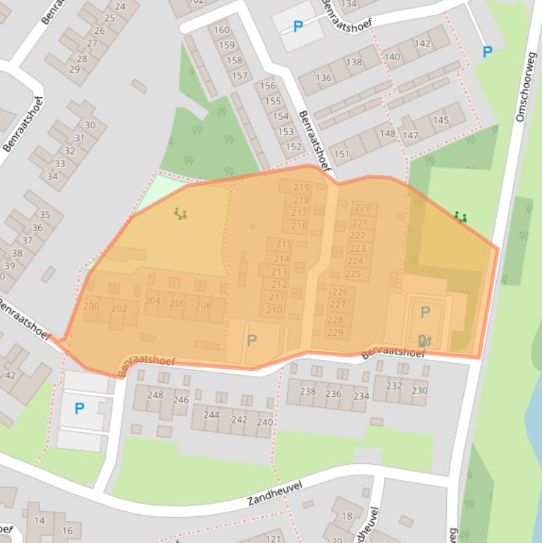 Kaart van postcodegebied 4941TN.