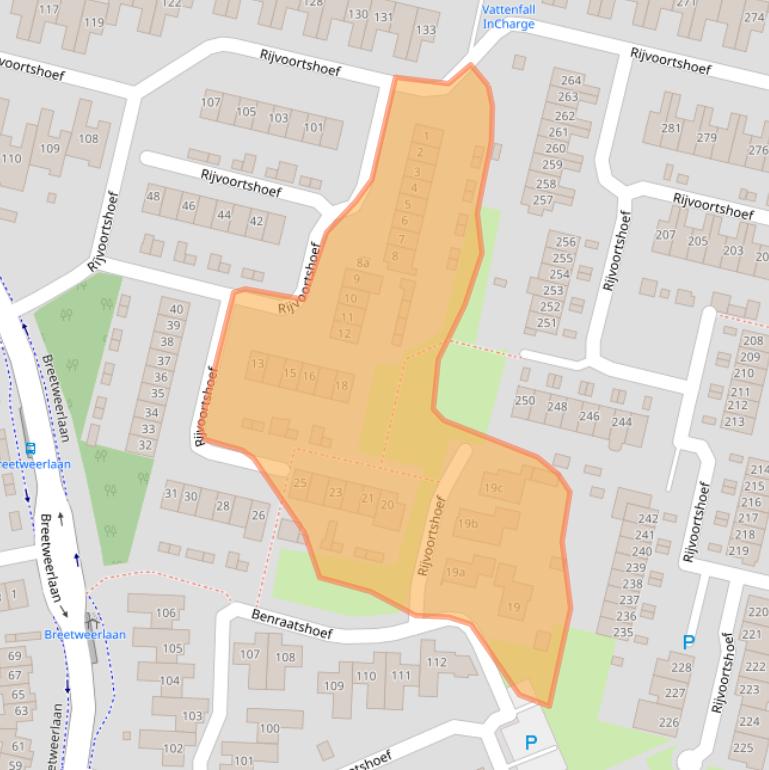 Kaart van postcodegebied 4941VA.