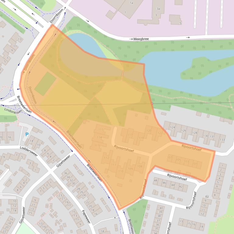 Kaart van postcodegebied 4941VD.