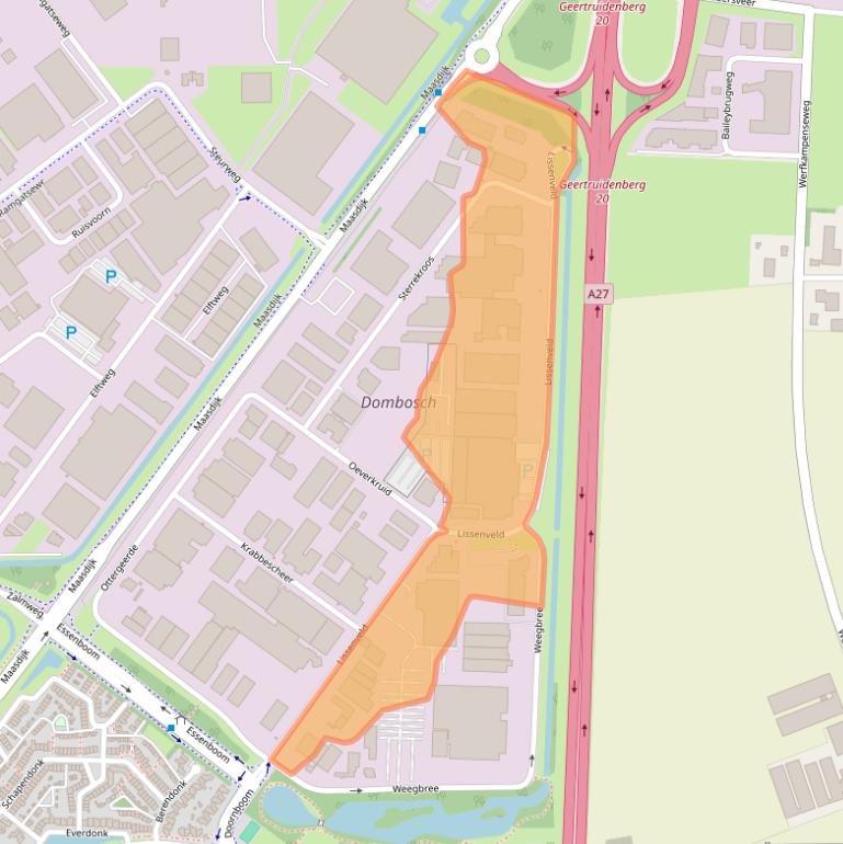 Kaart van postcodegebied 4941VL.