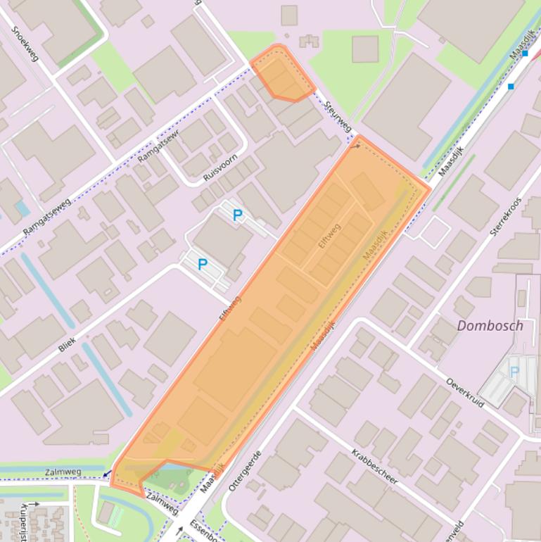 Kaart van postcodegebied 4941VP.
