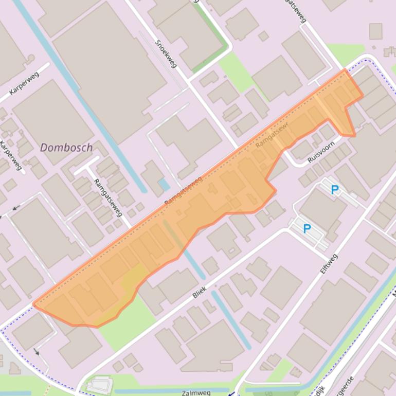 Kaart van postcodegebied 4941VS.