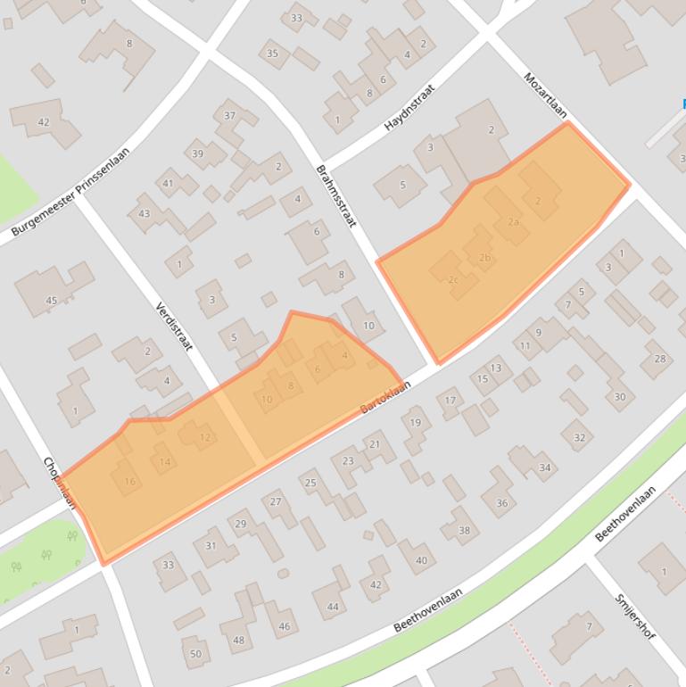 Kaart van postcodegebied 4941WH.