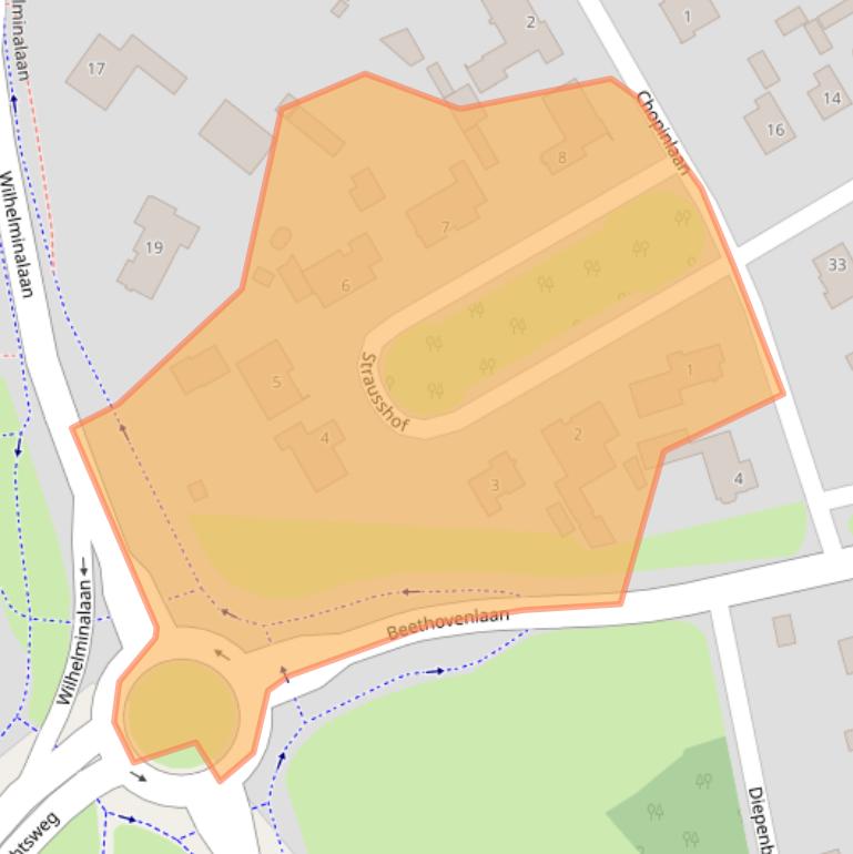 Kaart van postcodegebied 4941WK.