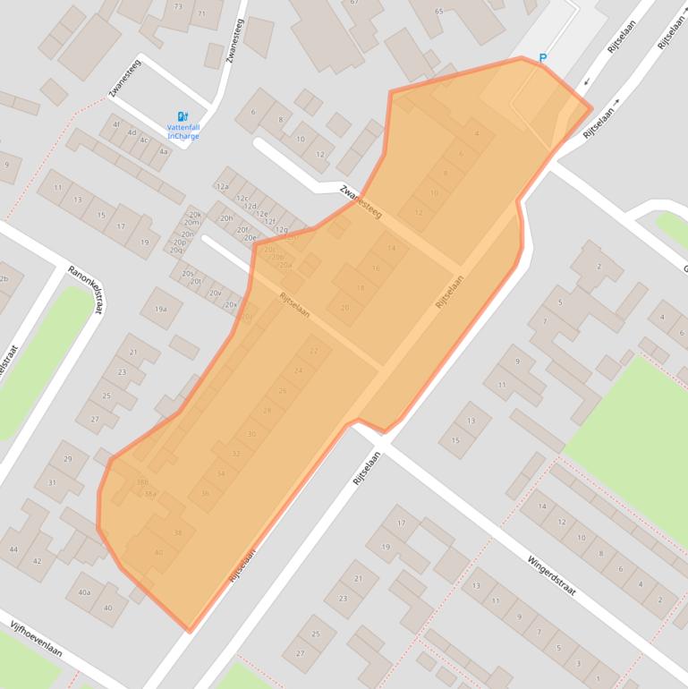 Kaart van postcodegebied 4941XB.