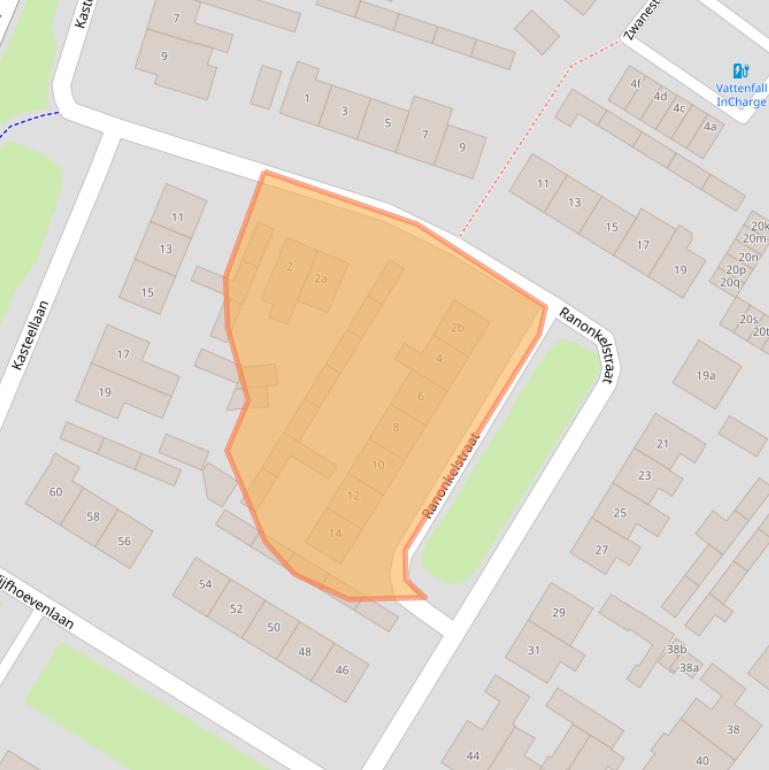 Kaart van postcodegebied 4941XD.