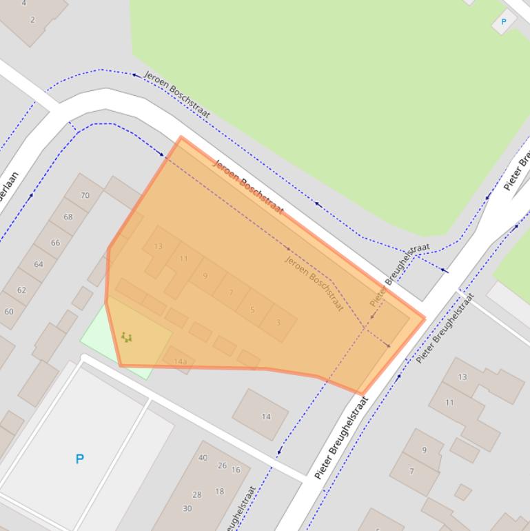 Kaart van postcodegebied 4941ZC.